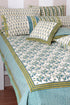Mulmul Cotton Quilt in Floral Block Print
